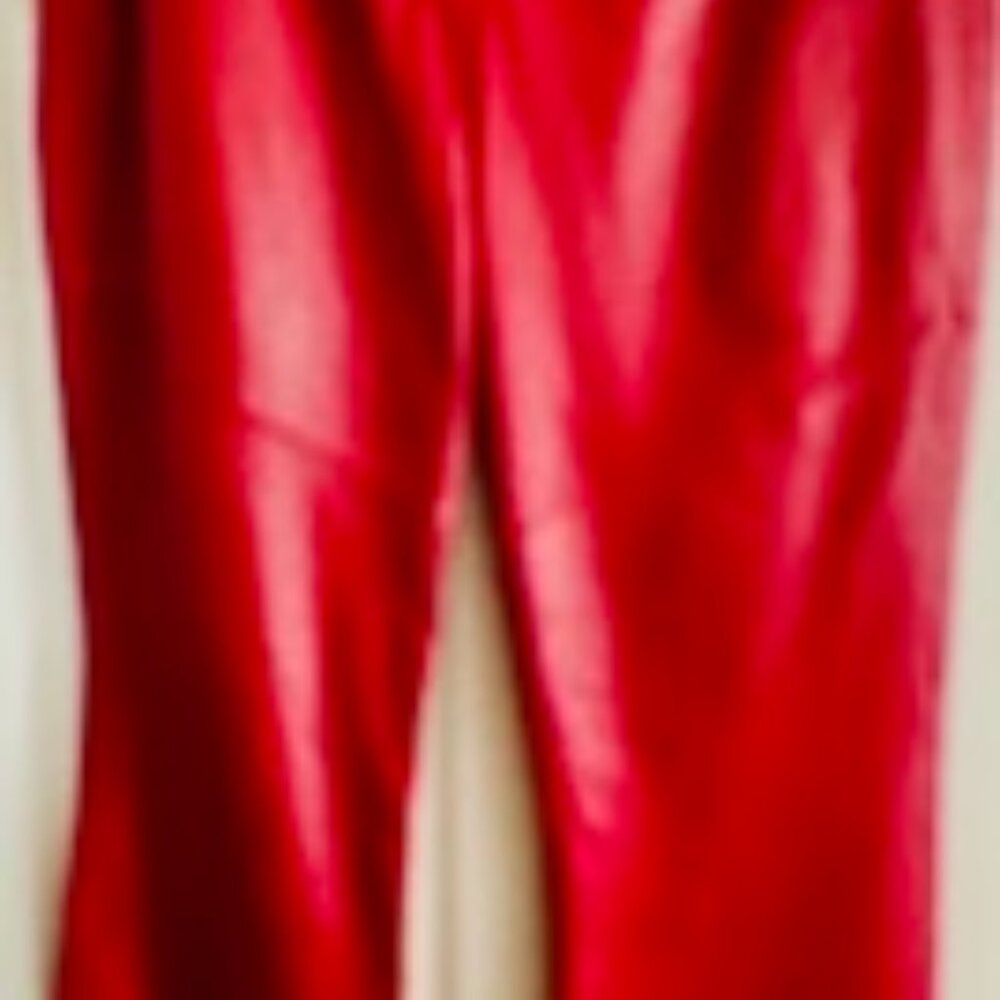 WILSON'S WOMEN BRAND NEW 4 SM SEXY RED BIKER SUPER SOFT LEATHER